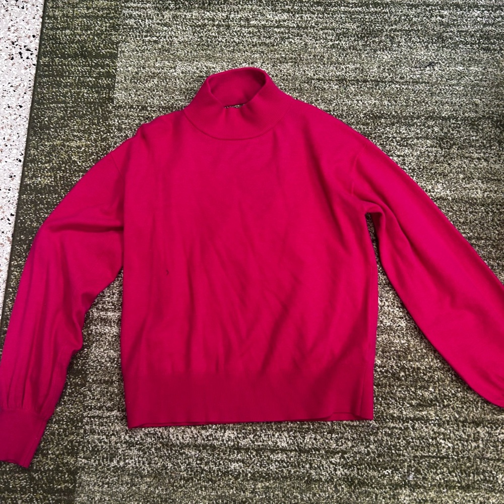 The Drop Women's Jaclyn Cutout-Back Mock-Neck Sweater